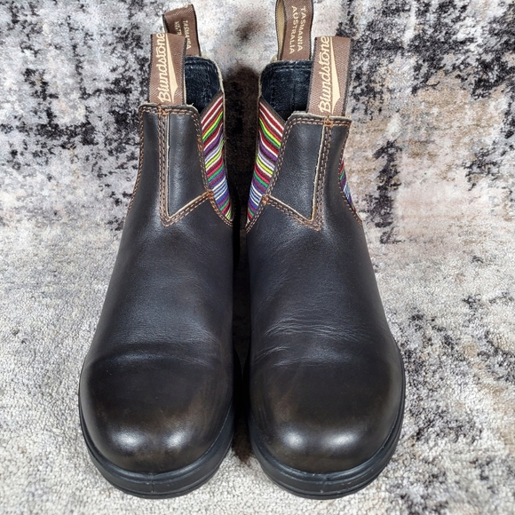 Blundstone Women's 1409 Stripes Chelsea Boot Brown Size 8.5 - Picture 3 of 12